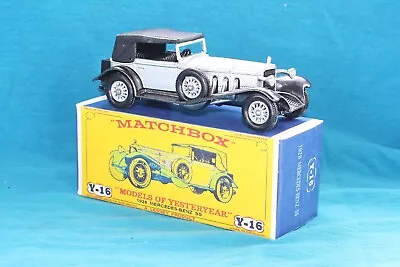 Matchbox Yesteryear Y16-2 Mercedes-Benz SS Coupe (1928)  - Ishimar Code 3 (F54) • £8