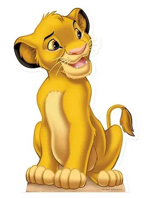 $24.64 • Buy SIMBA Disney Lion King Cub LIFESIZE Party CARDBOARD CUTOUT STANDEE STANDUP