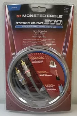 Monster Cable Stereo Audio 300i High Performance 2m/6.56'ft • $29.88