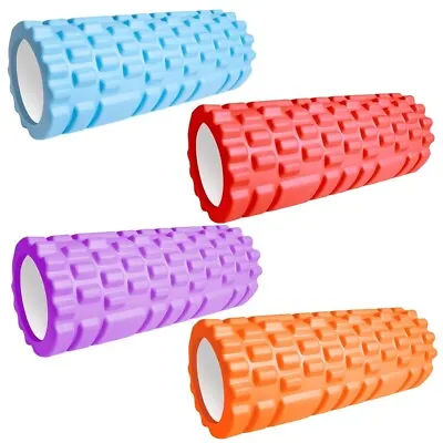 $24.99 • Buy SlickReps Pilates Foam Roller Long Physio Yoga Fitness Gym Exercise 33/45cm