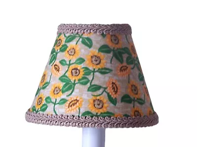 Sunflower Fields Chandelier Shade 5  Mini Lamp Sconce Shade Farmhouse Country • $5