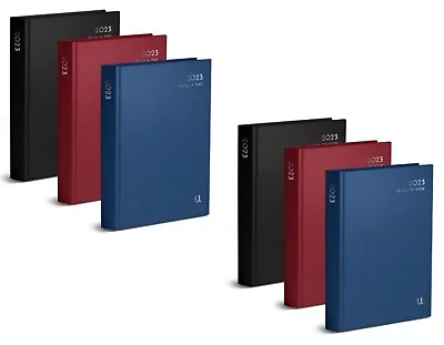 2023 A4/A5 Diary Day To Page Or Week To View Desk Diaries Hard Backed Office • £4.49