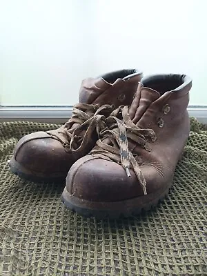£40 • Buy Quality Vintage Hawkins Brown Leather Walking Hiking Boots Size 8