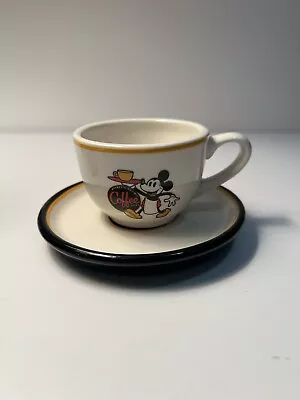 Vintage Disney Theme Parks Collectable Coffee Espresso Cup & Saucer • $27.99