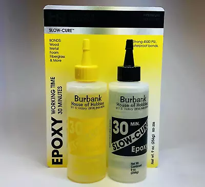 BSI 206 30 Minute Slow Cure Epoxy 9oz • $20.99