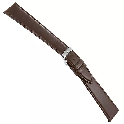 16mm Morellato High Quality Soft Genuine Leather Dark Brown Watch Band 112 XL • $21.95