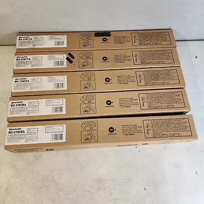 Sharp MX-27NT-BA CA YA Lot Of 5 For 2300n/2700n Genuine New OEM Boxed • $74.99