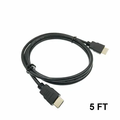 HDMI Cable Cord 5FT 1.5M 1080P For 3D DVD HDTV PS3 XBOX LCD TV HD Black US • $4.99