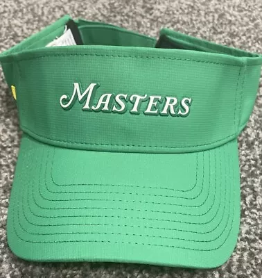 Masters Golf Visor Hat Brand New From Augusta National Performance Tech • $43.99