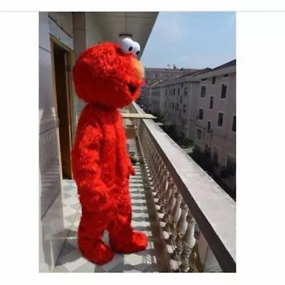 New Elmo Red Monster Mascot Costume Plush Cartoon Costume • $98.10