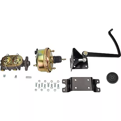 Universal 7  Power Brake Booster And 1  Master Cylinder Kit 6:1 Pedal Ratio • $143.87