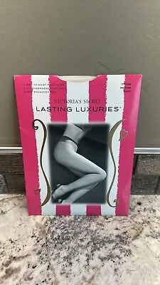 NWT Victoria's Secret Sheer To Waist Pantyhose Cream Lasting Luxuries Medium • $9.99