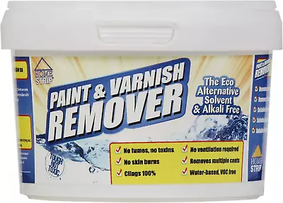 Home Strip Paint & Varnish Remover - Water Based Toxic & Solvent Free Paint For • £16.94