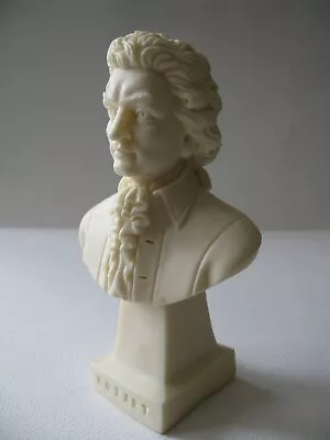 Bust Of Mozart Made In Vienna Austria Height 6  • $32