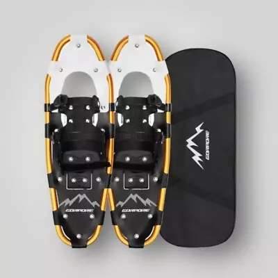 Lightweight Aluminum Alloy All Terrain Snowshoes For Hiking 21” Gold Up To 150lb • $26.50