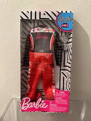 Barbie Doll Fashion Pack Doll Clothes Outfit-Career Race Car Driver Trophy FND49 • $10