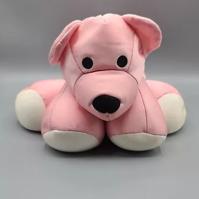 Brentwood Moshi Microbead Beads Pink Teddy Bear Plush Pillow White Feet READ  • $59.97