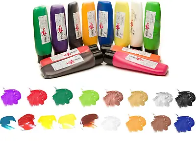 SCOLA ARTPRINT 300ml BOTTLES LINO BLOCK PRINTING ROLLER MIXABLE INK & PAINTS • £9.95