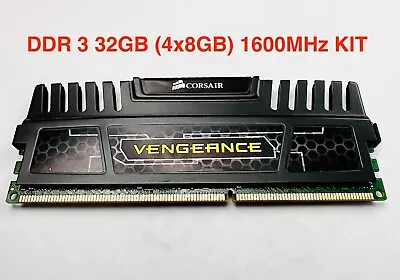 Cmz32gx3m4x1600c10 DDR3 32GB Corsair Vengeance • $40
