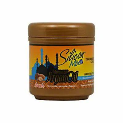 Silicon Mix Moroccan Argan Oil W/Macadamia Oil & Keratin Hair Treatment 16 Oz • $15.99