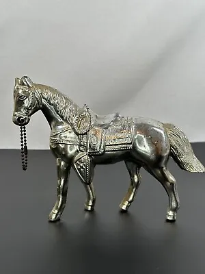 $17.57 • Buy Horse Vintage Silver Tone Metal Western Carnival Prize 4.5 