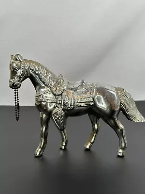 Horse Vintage Silver Tone Metal Western Carnival Prize 4.5  • $17.57