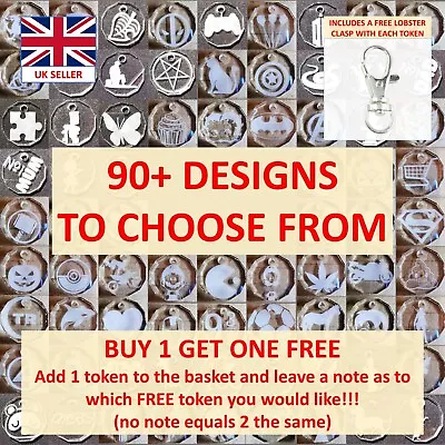 £1.84 • Buy £1 Trolley Token Buddy Coin Acrylic - Buy 1 Get 1 FREE (Clear)