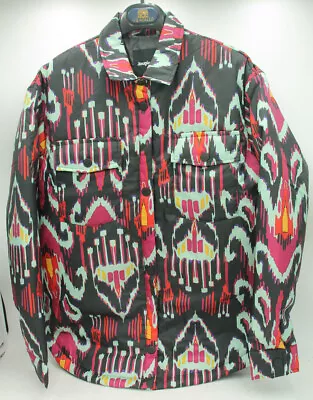 Desigual Unequal Christian Lacroix Padded Overshirt Womens Black - New • $153.56