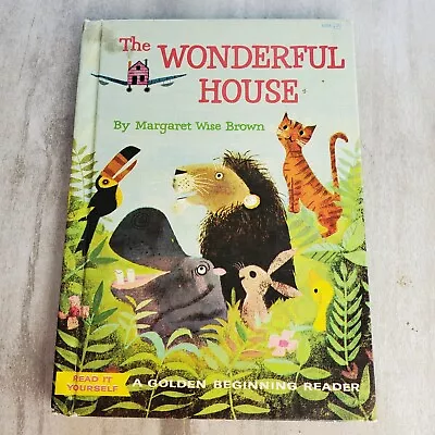 The Wonderful House Margaret Wise Brown 1960 Hardcover Revised Edition Golden  • $9