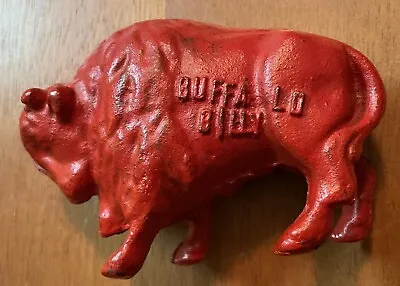 Vintage Cast Iron Buffalo Billy Coin Bank • $49.99