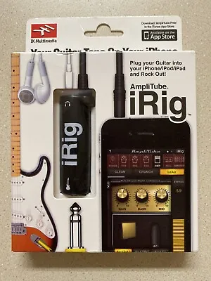 IK Multimedia AmpliTube IRig Guitar Interface Adapter For IPhone IPad IPod-NEW • $28.19