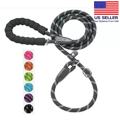 Slip Lead Dog Leash Dog Training Collar Durable Dog Training Lead 6ft Dog Collar • $10.87