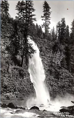 Oregon RPPC Postcard 1950 Mills Creek Waterfall Prospect State Scenic View OE • $1.99