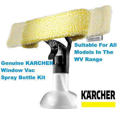 Karcher WV1 WV2 WV5 WV6 WV50 WV60 WV70 Window Vac Spray Bottle Set 2.633-129.0 • £17.15
