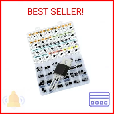 Power Transistor Mosfet Thyristor And Voltage Regulator Assortment Kit 82 Pcs • $36.22