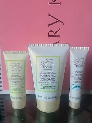 Mary Kay Satin Hands White Pampering Set Tea And Citrus. Travel Size  • $13.80