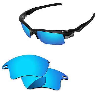 PapaViva Blue Polycarbonate Replacement Lens For-Oakley Fast Jacket XL OO9156 • $12.99
