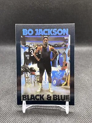 Baseball/ Football Oddball Promo- Bo Jackson/ Black & Blue/ Raiders-Royals  • $4