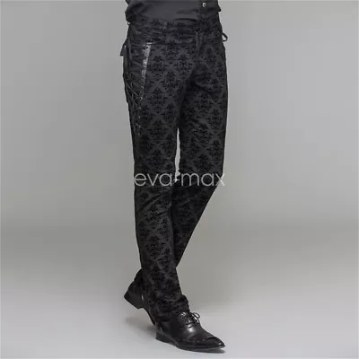 Devil Fashion Mens Pants Trousers Gothic Aristocrat Steampunk Regency Victorian • $73.99