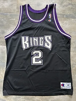 Vintage Mitch Richmond NBA Sacramento Kings Champion Jersey Size 48 • $79.99