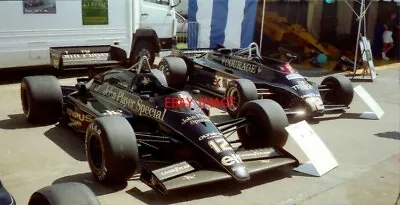 Photo  Ayrton Senna's Jps Lotus 97t And Nigel Mansell's Jps Lotus 88. • £2.88