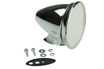 Chrome Buillit Style Gt400 Vintage Mirror For Cars.mouting Hardware Included. • $43