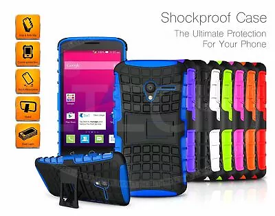 Case For Huawei Y7 2018 Shockproof Armour Rugged Grip Protection Case Cover • £4.23