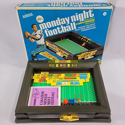 ABC Monday Night Football 1972 Vintage Electronic Game By Aurora Roger Staubach • $49.99