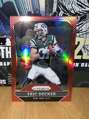 2015 Prizm Red Eric Decker #190 New York Jets • $1.99