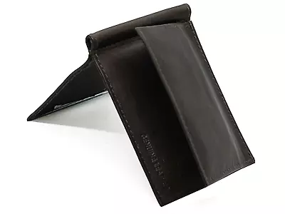 Genuine Leather Z Fold Money Clip Front Pocket Men's Wallet • $15.84