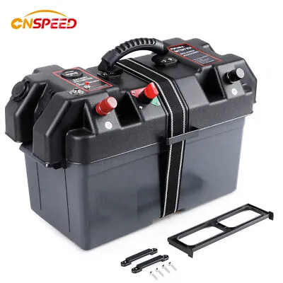 Snap Top 24-27 Battery Box Group Automotive Marine RV Boat Heavy Duty Lock Case • $134.66