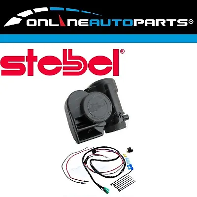 Nautilus Compact Tuning Car Bike Air Horn Black 139dB Wiring Harness Stebel New • $64.19