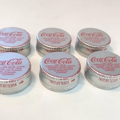 Coca-Cola Twist Off Cap Qt Vintage 1980's Lot (6) • $11.99