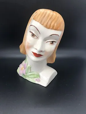 RARE !! Vintage Ceramic Lady Head. • $16